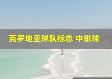 克罗地亚球队标志 中排球